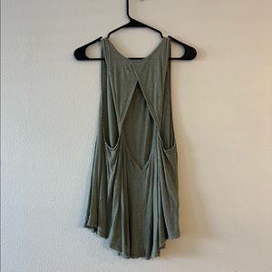 open back american eagle tank top